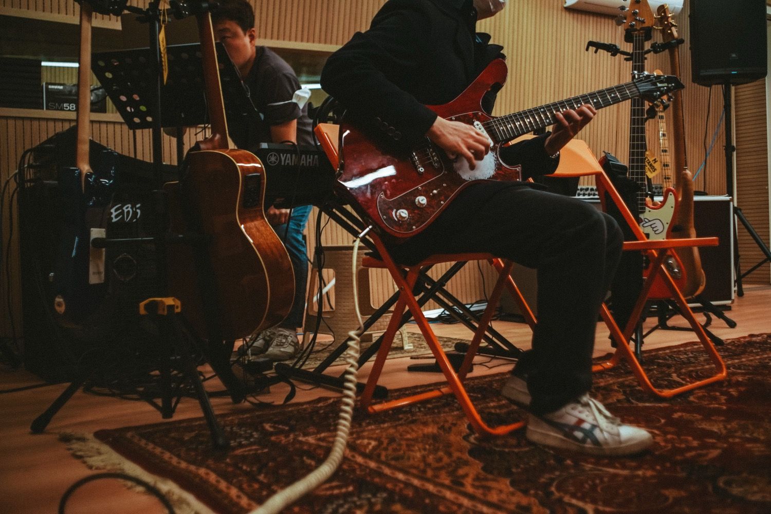Two players in a session